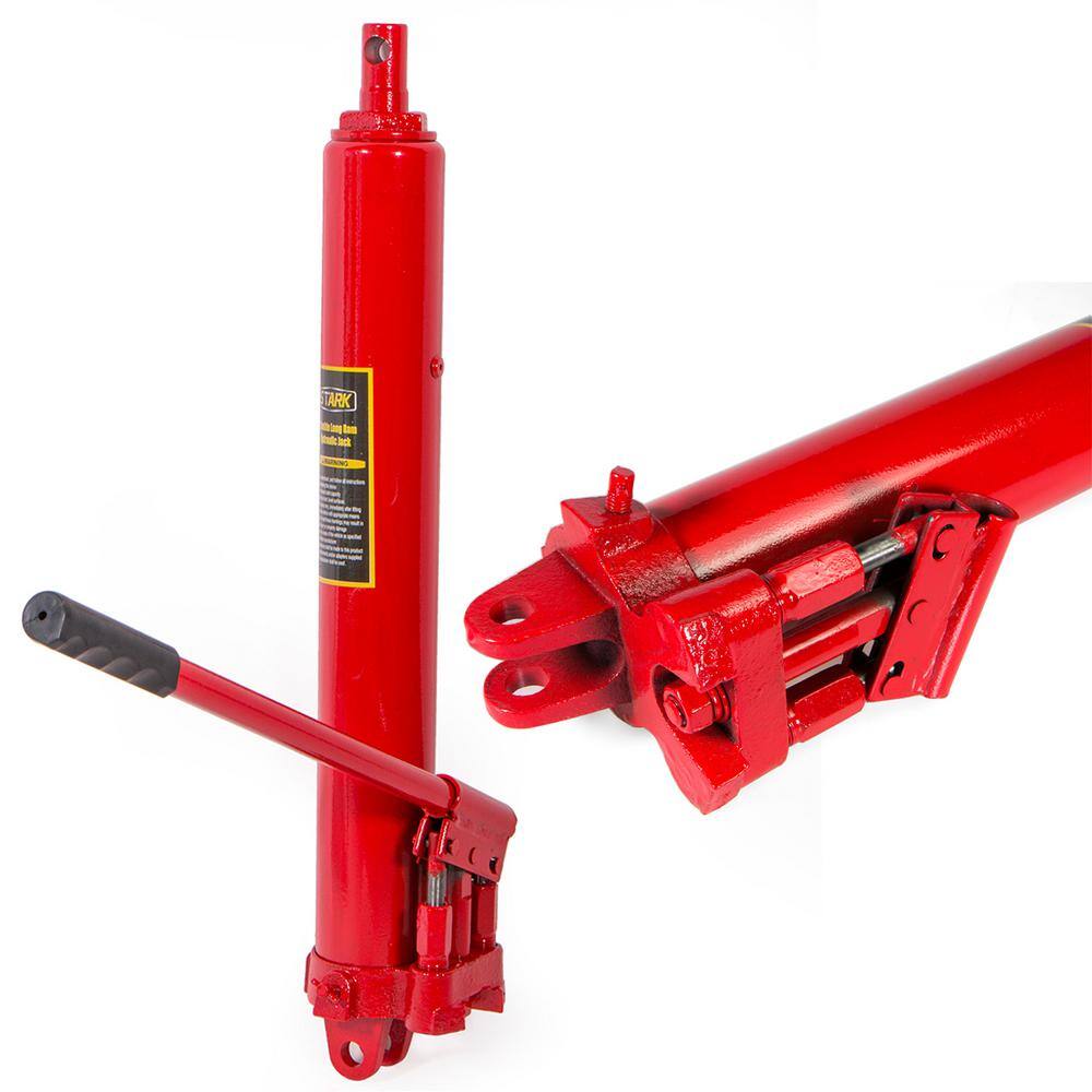 Stark 8-Ton Long Hydraulic Ram Jack Double Pump Engine Hoist Lifter 55070