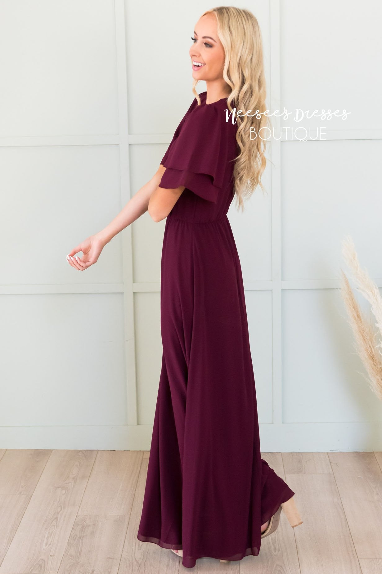 The Chloe Chiffon Maxi Dress