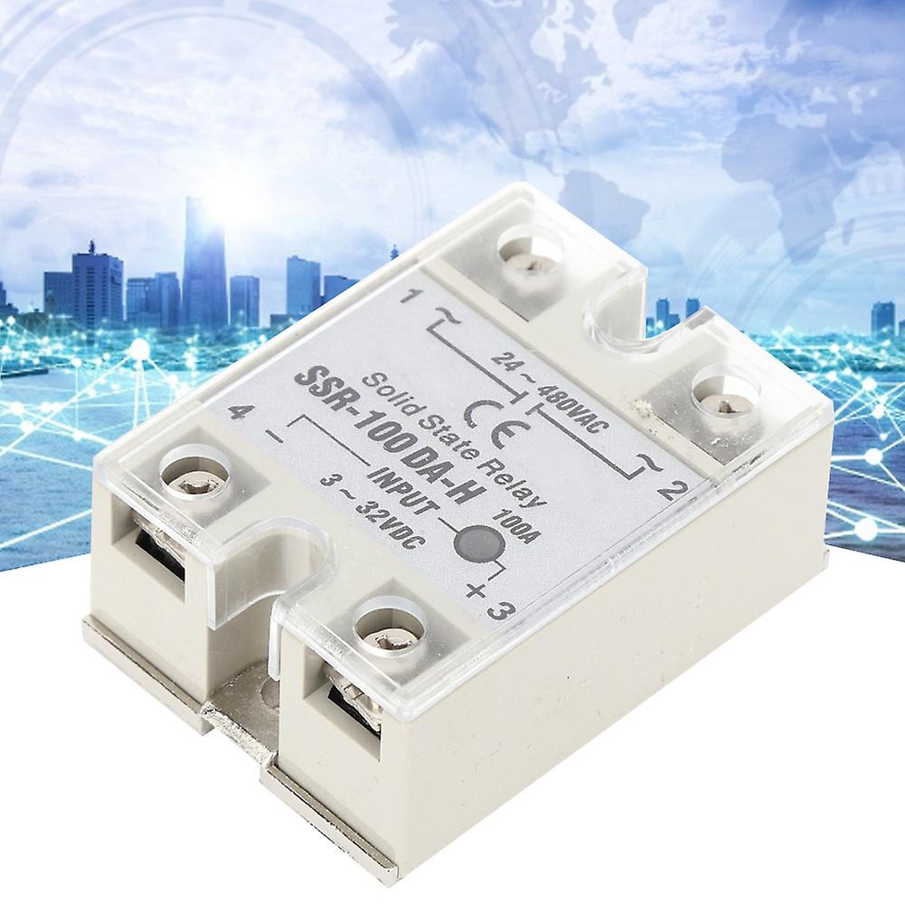 Solid State Relay Dc-ac Ssr With Non-contact Switch High Quality Ssr-100a-da-h