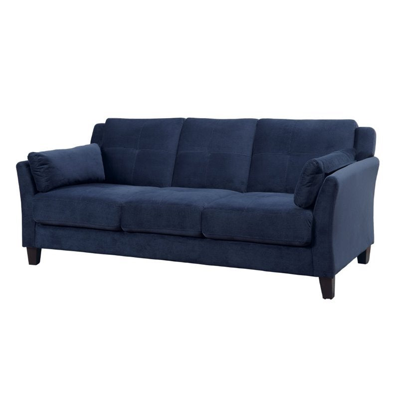 Bowery Hill Tufted Sofa in Navy