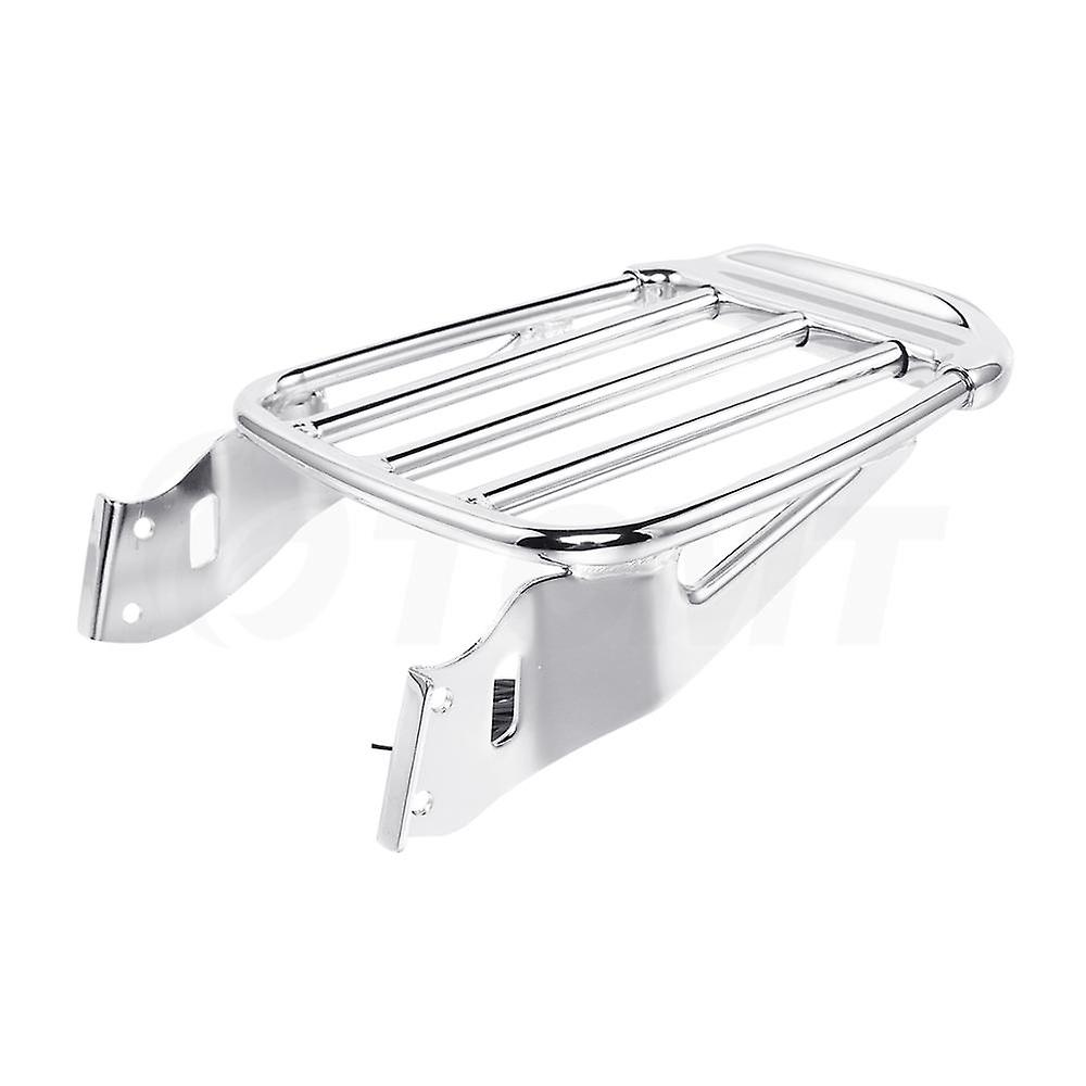 Born Pretty Motorcycle Two-up Luggage Rack With Led Light For Harley Sportster Xl Iron 883 1200 2004-2019 Dyna Street Bob Superlow 2006-2017