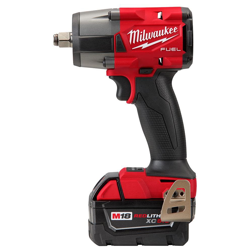 MW M18 FUEL 1/2 Mid-Torque Impact Wrench with Friction Ring Kit 2962-22 from MW