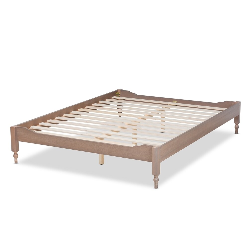 The Gray Barn Melanie Mount French Bohemian Wood Platform Bed Frame