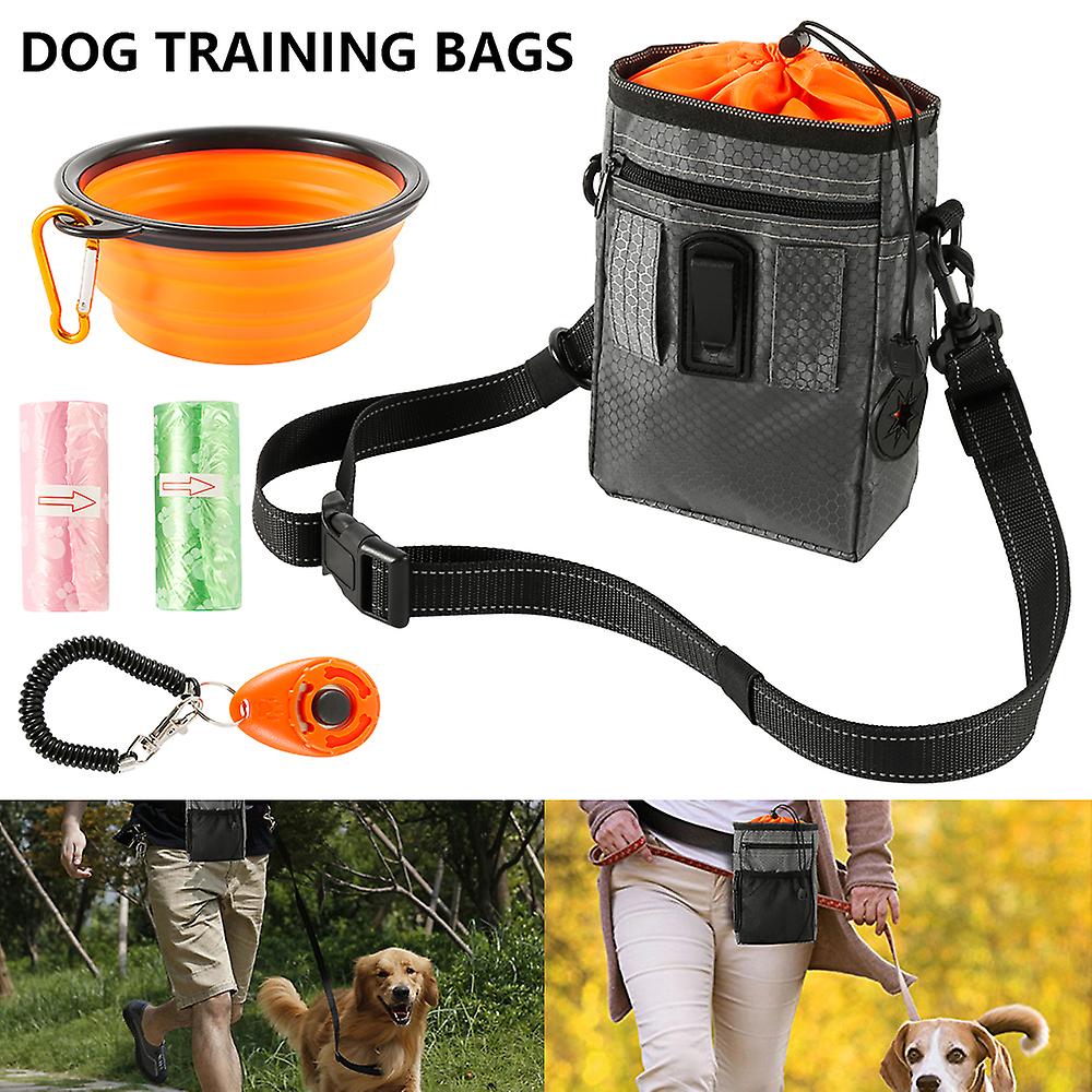 Dog Therapy Bag Collapsible Bowl Training Bag