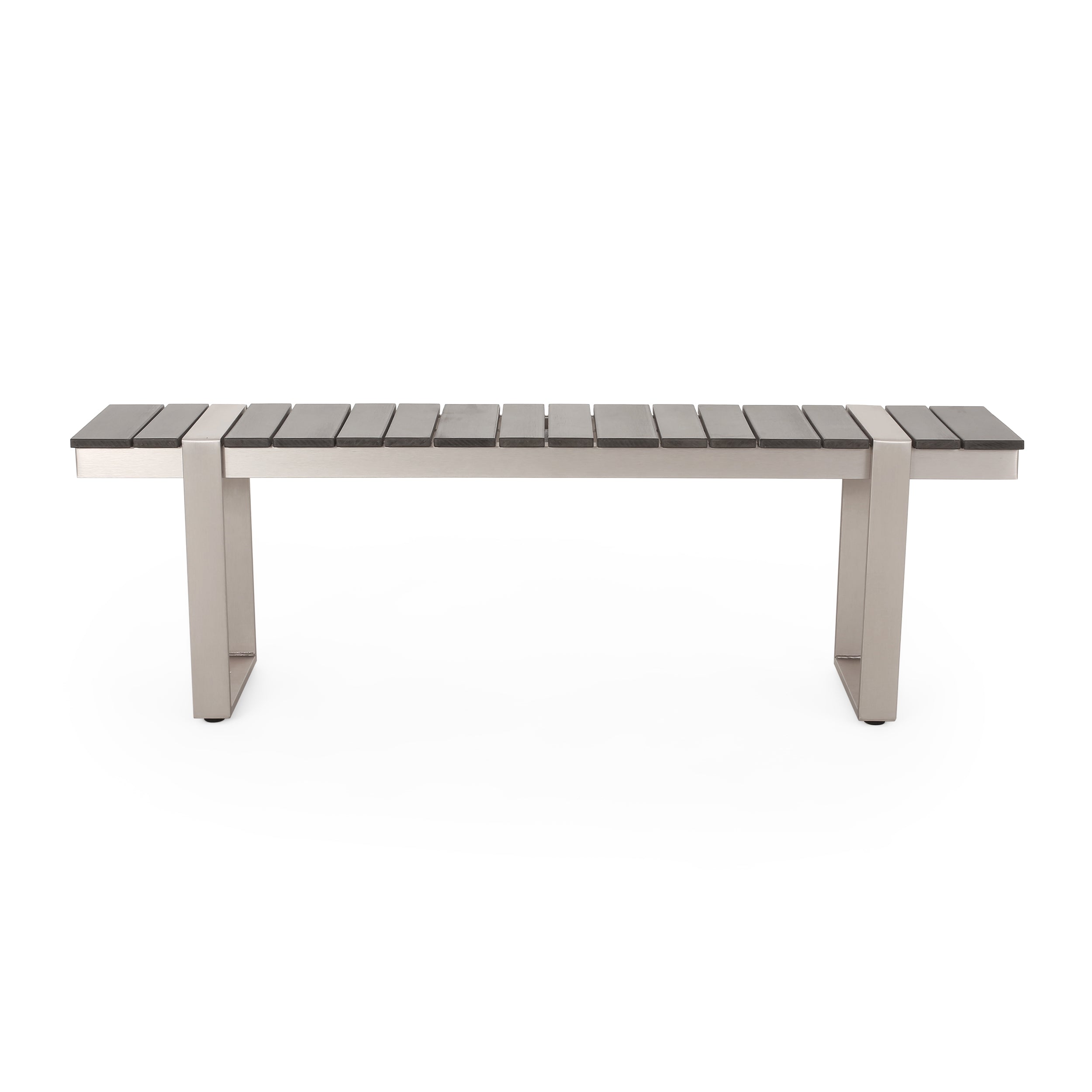 Mora Outdoor Aluminum Dining Bench