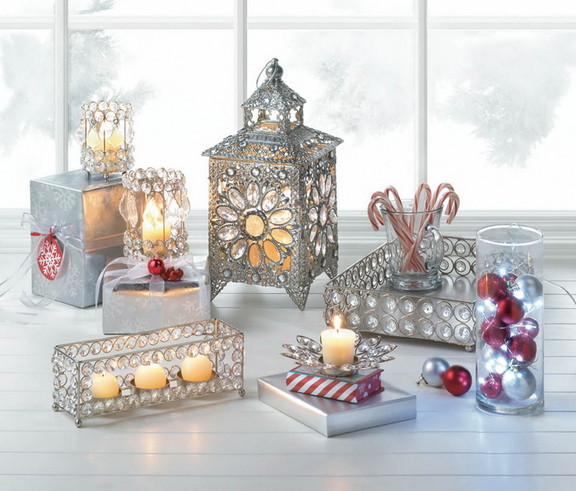 Gallery of Light 57070448 Crown Jewels Candle Lant...