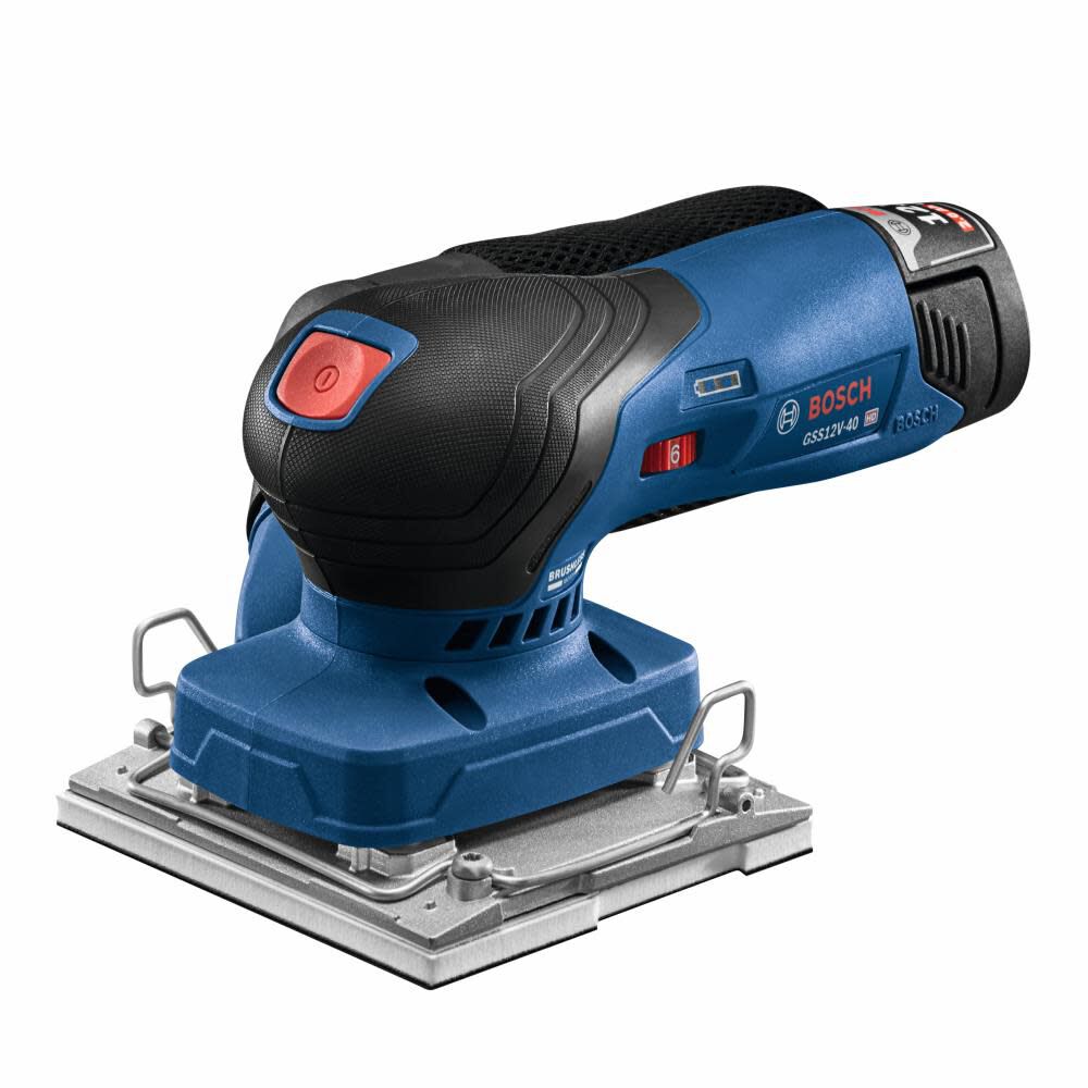 Bosch 12V 1/4 Sheet Orbital Finishing Sander Bare Tool GSS12V-40N from Bosch