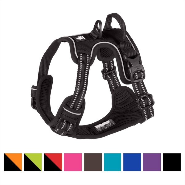 Chai's Choice Premium Outdoor Adventure 3M Polyester Reflective Front Clip Dog Harness