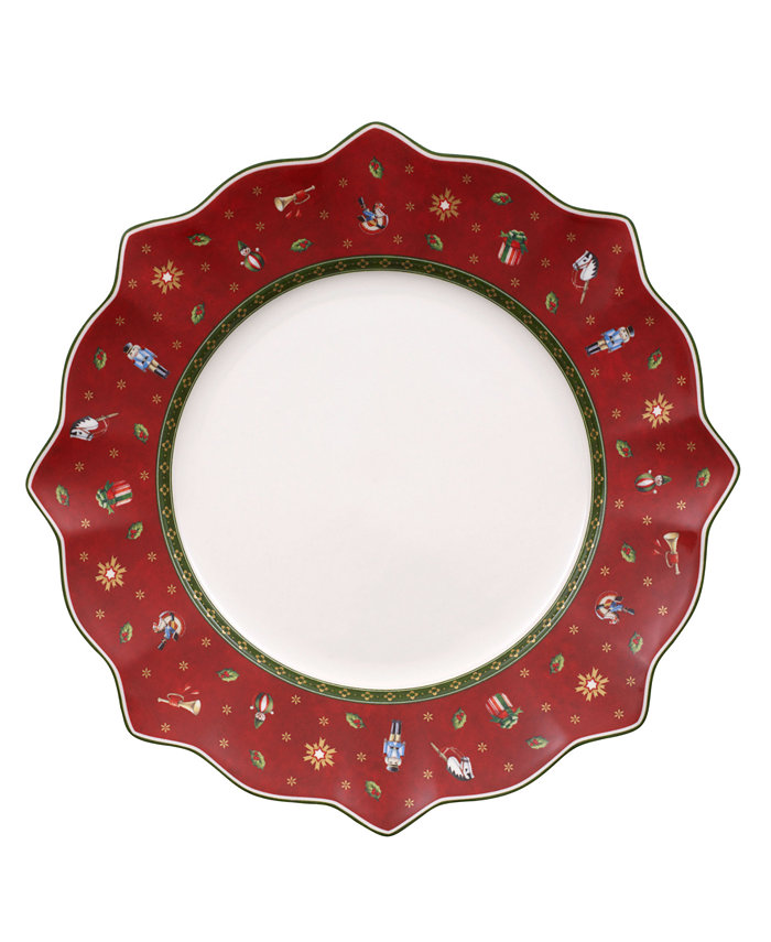 Villeroy and Boch Toy's Delight Red Dinner Plate