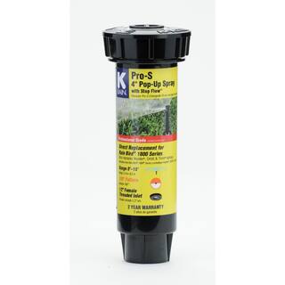 K-Rain Pro S 4 in. with Stop Flow 15 ft. Adjustable Nozzle Pop-Up Sprinkler 25151