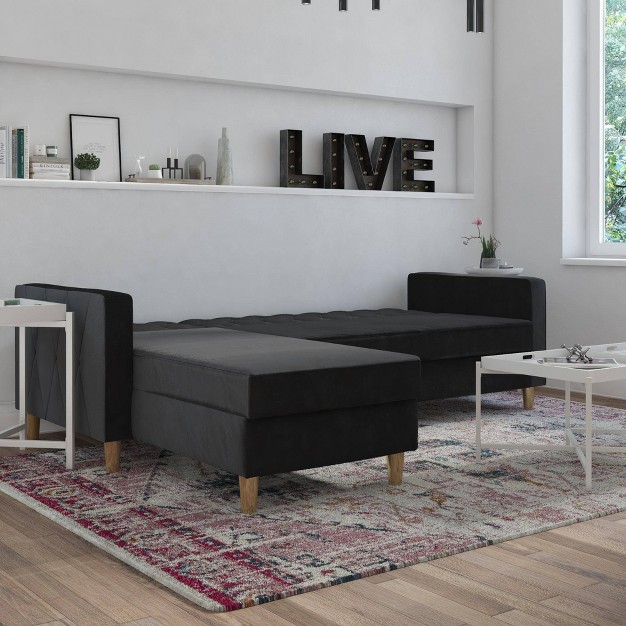 Liberty Sectional futon With Storage Cosmoliving By Cosmopolitan