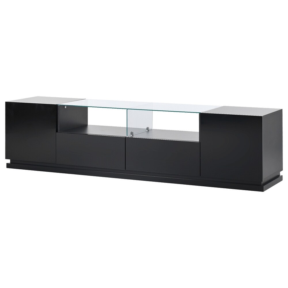 High Gloss TV Stand Cabinet for TVs Up to 70\