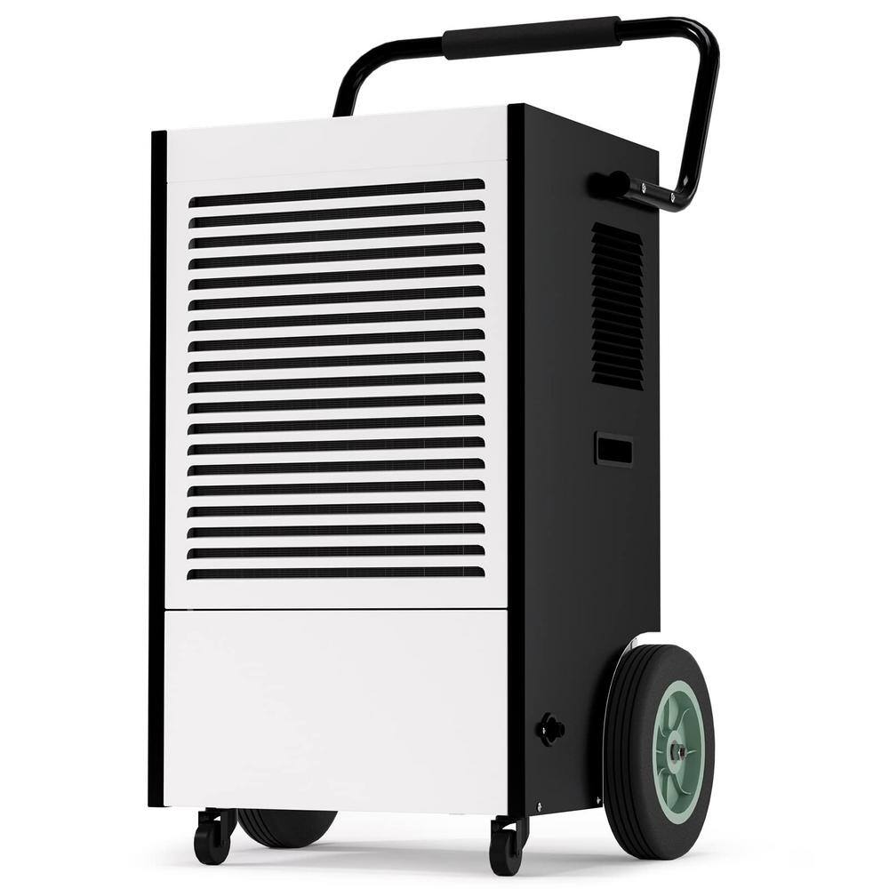 Zeus  Ruta 225 pt. 8000 sq. ft. Bucketless Commercial Dehumidifier in. Blacks with Drain Hose COMMER11271