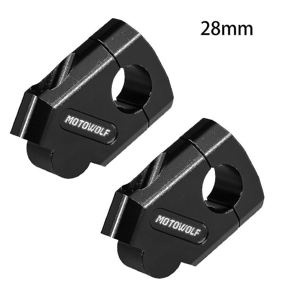 28mm 22mm Handle Bar Clamp Motorcycle Handlebar Riser Mount For Honda- Durable