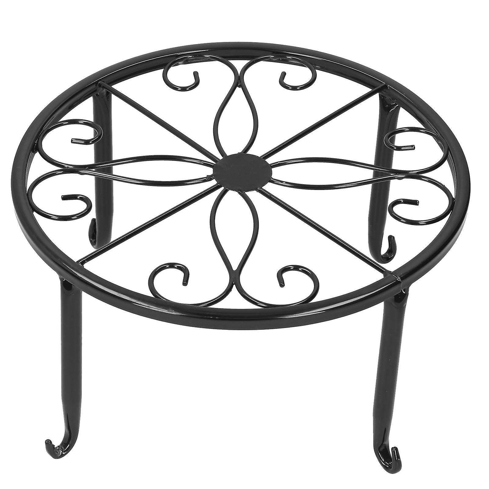 Wrought Iron Plant Stand Flower Pot Holder Stand Indoor Outdoor Display Rack Room Decor