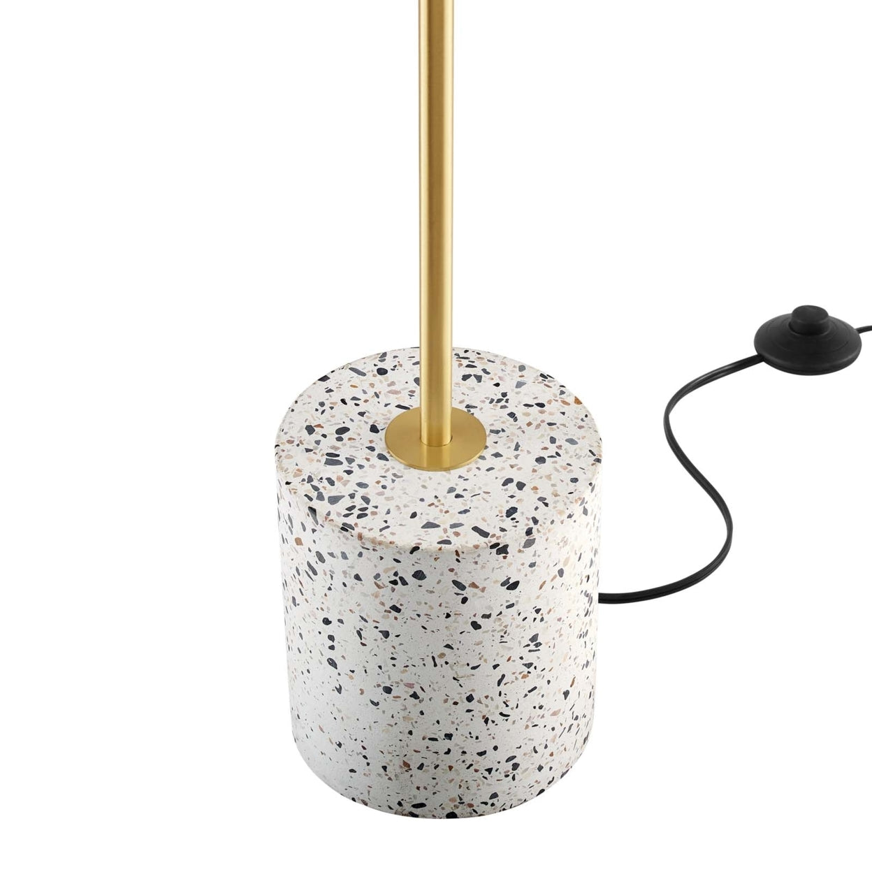 Logic Terrazzo Floor Lamp-EEI-5628-WHI