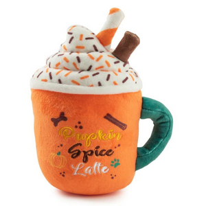 Haute Diggity Dog Pupkin Spice Latte Mug Dog Toy