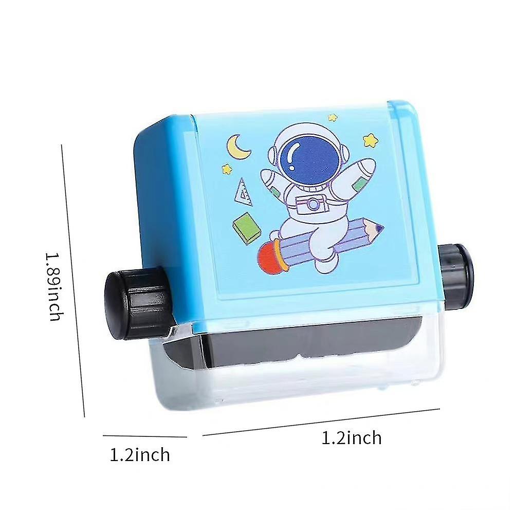 2pcs Smart Roller Digital Teaching Stamp Addition And Subtraction Math Practice Questions With Printing Oil