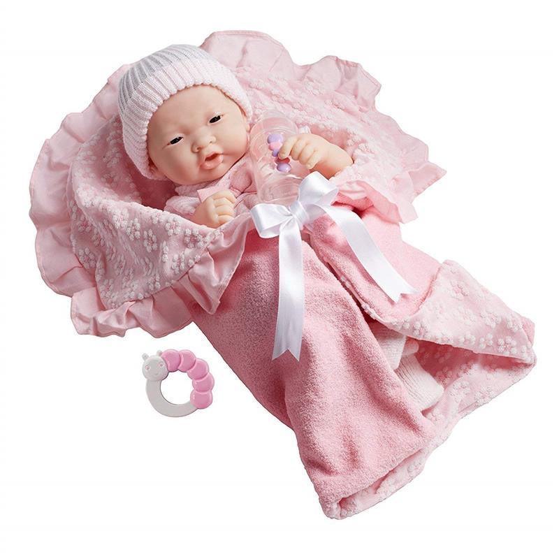 JC Toys  Soft Body Boutique Baby Doll Pink Deluxe Gift Set