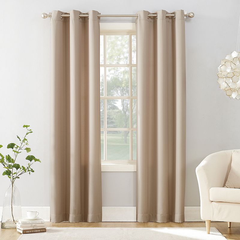 No. 918 Sora Casual Textured Semi-Sheer Grommet Window Curtain