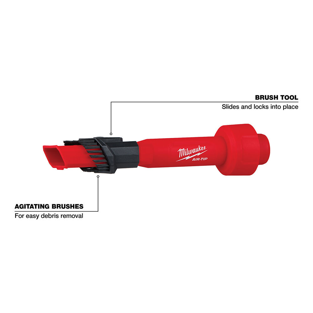 Milwaukee AIR-TIP 2-in-1 Utility Brush Tool 49-90-2028 from Milwaukee