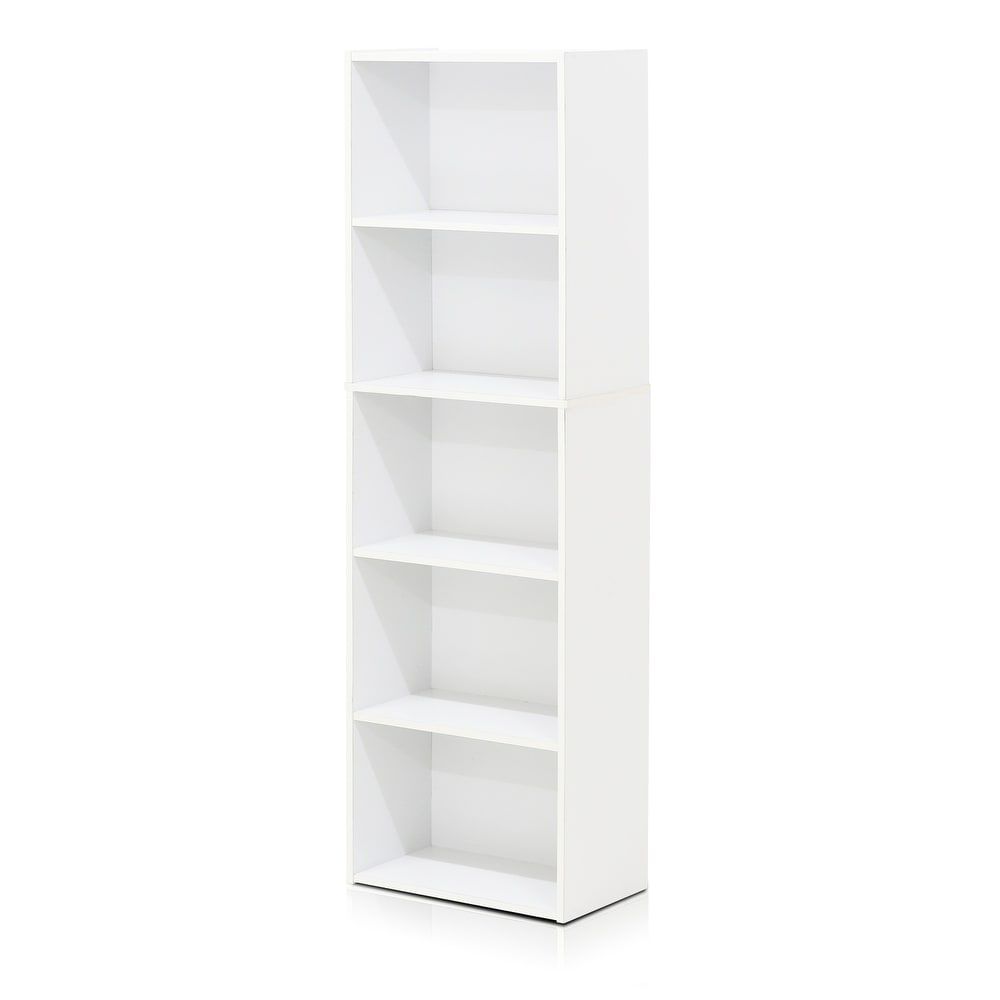 Porch   Den Hollygrove Reversible Color 5 tier Open Shelf Bookcase