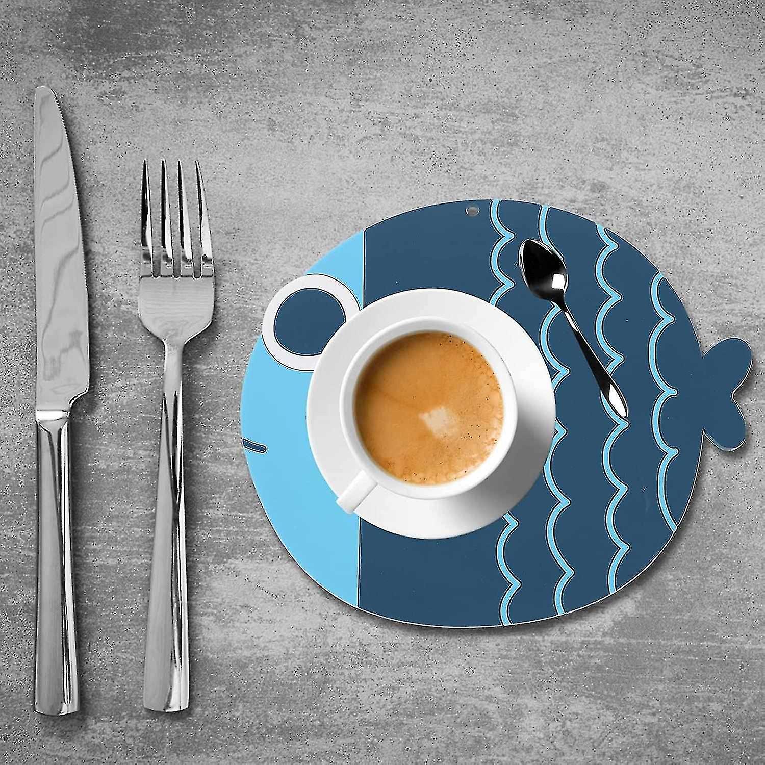 2pcs Table Reusable Nautical Anti-skidding Mug Dining Kitchen For Pad Trivets Dishes Heat- Decorativ