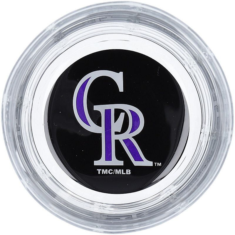 Colorado Rockies 10oz. Team Bottoms Up Squared Rocks Glass