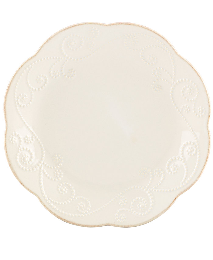 Lenox Dinnerware Set of 4 French Perle Dessert Plates