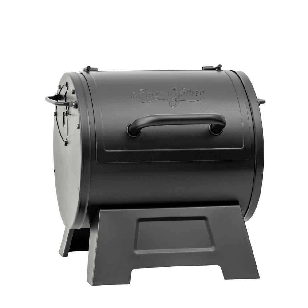 Char-Griller Portable Charcoal Grill or Side Fire Box in Black 92424