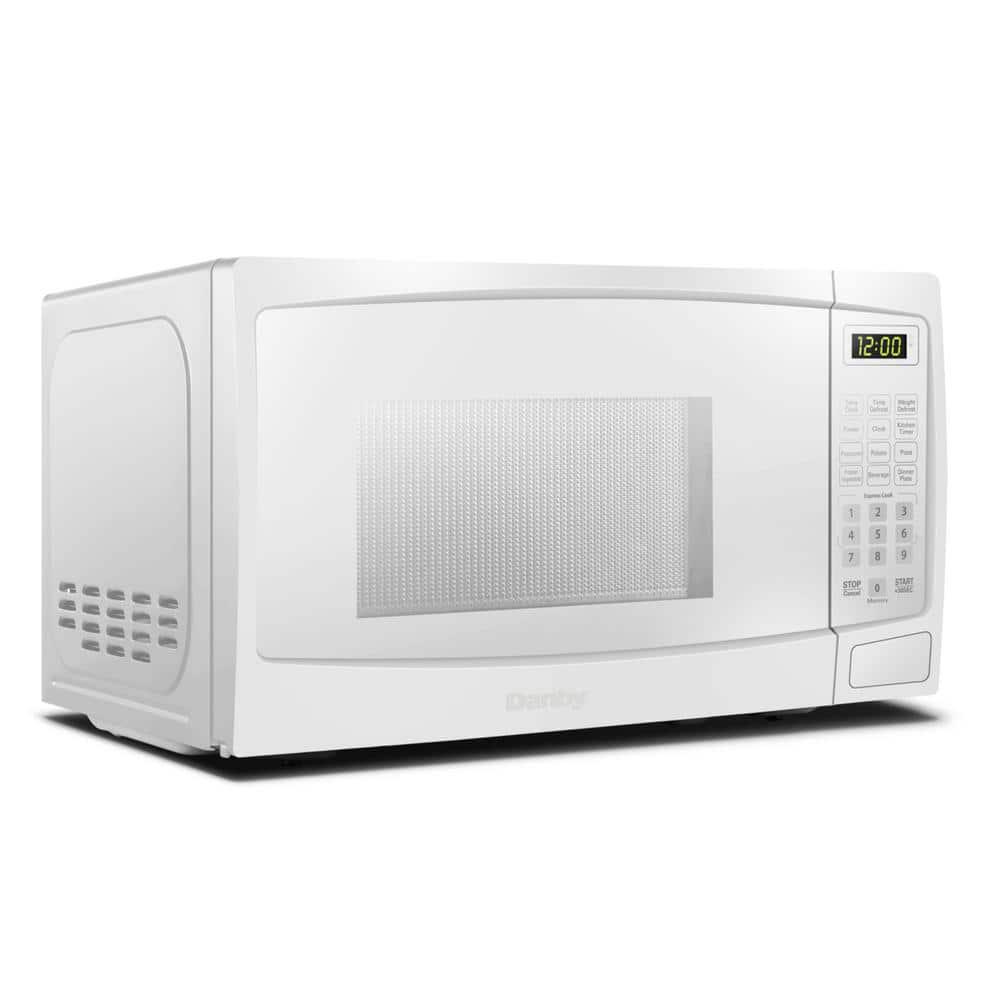 Danby 11 cu ft Countertop Microwave in White