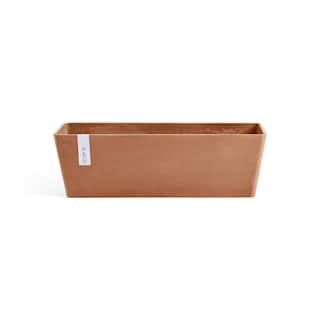 O ECOPOTS BY TPC Bruges 26 in. Terracotta Premium Sustainable Composite Plastic Planter BRN.65.TR