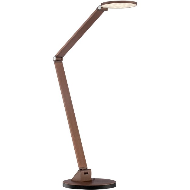 Tall French Bronze Brown Metal Led Adjustable For Bedroom Living Room Bedside Nightstand Office House