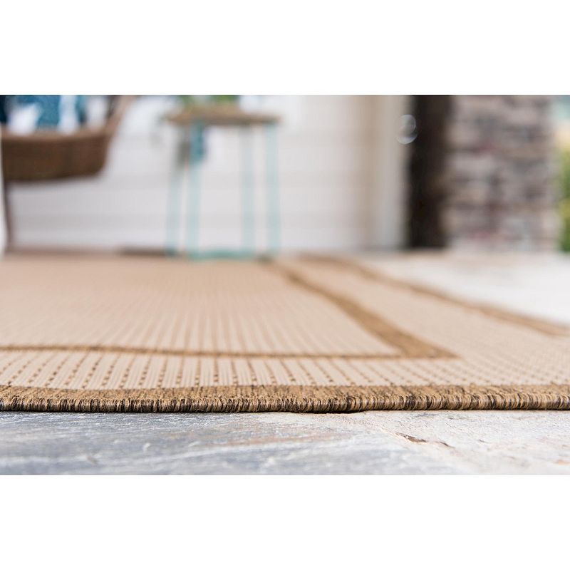 Unique Loom Border Indoor Outdoor Area Rug