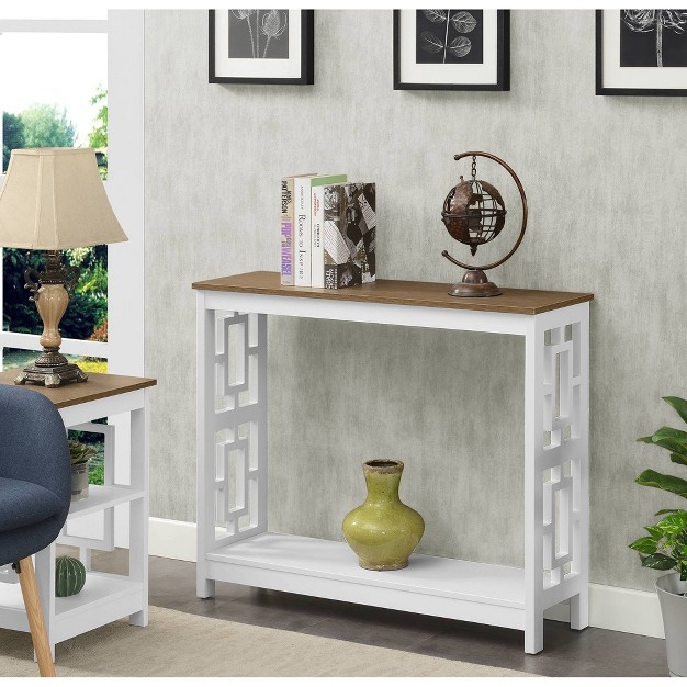 Town Square Console Table With Shelf Breighton Home