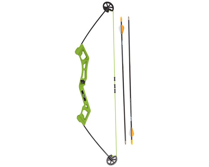 Bear Valiant Youth Archery Bow Set， Green - AYS6201GR