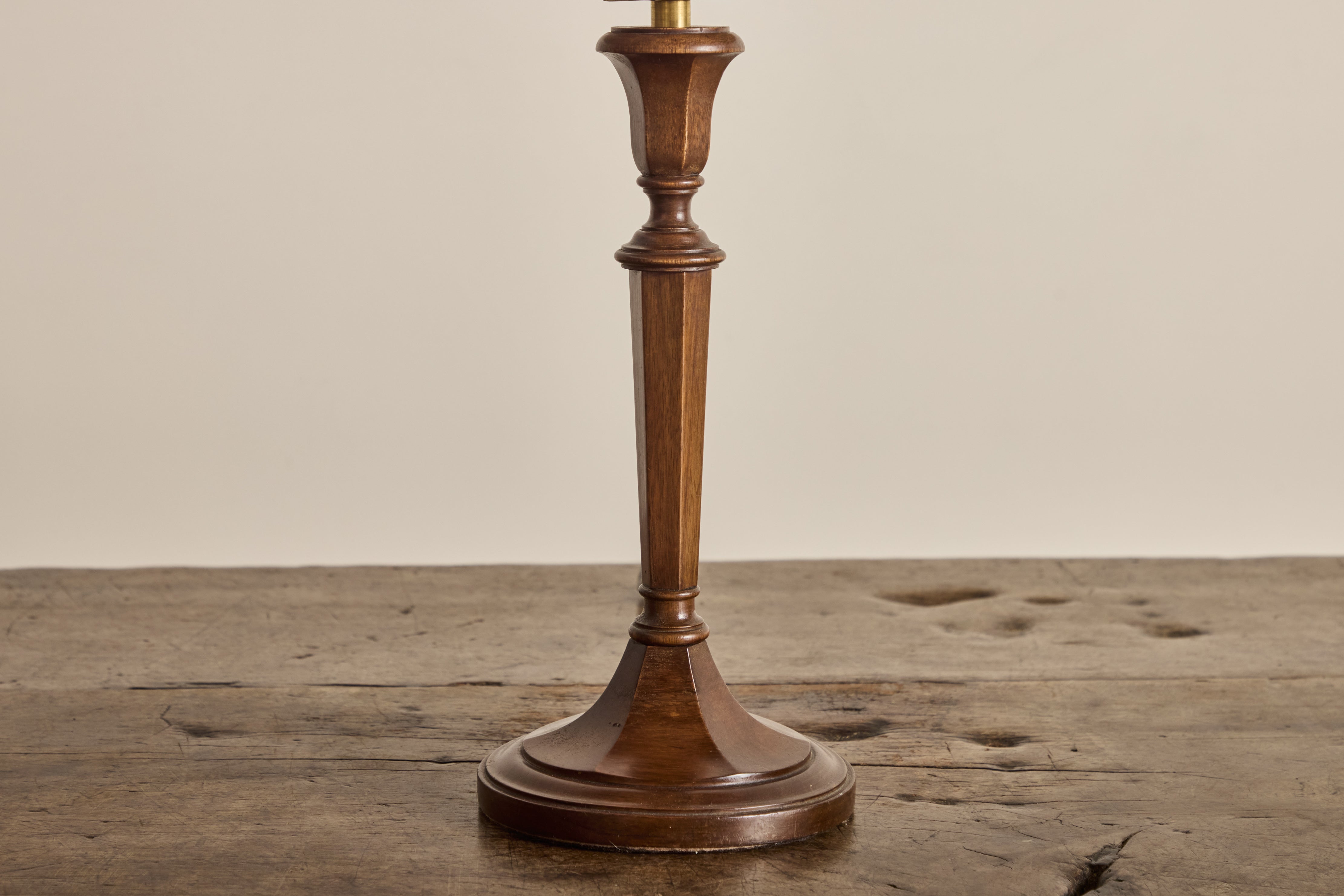 French Wood Table Lamp (NYC)