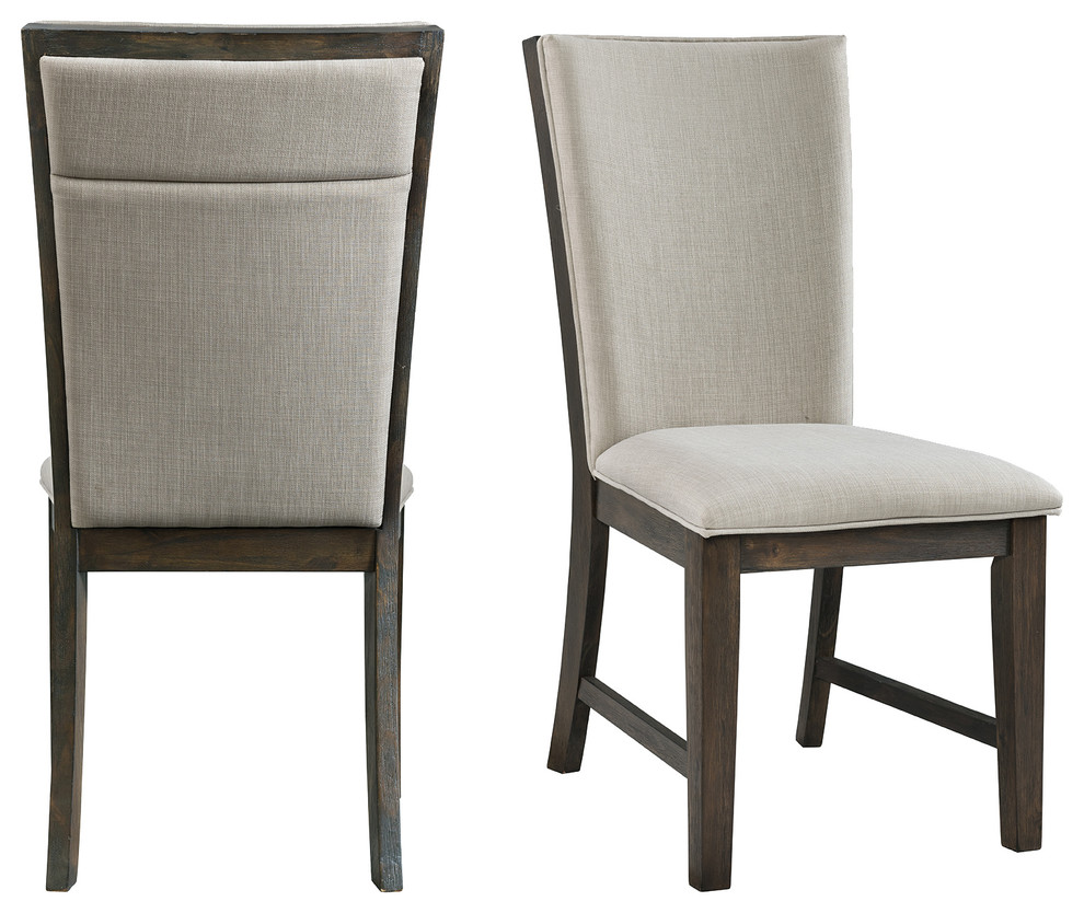 Jasper Upholstered Side Chair Set   Transitional   Dining Chairs   by Picket House  Houzz