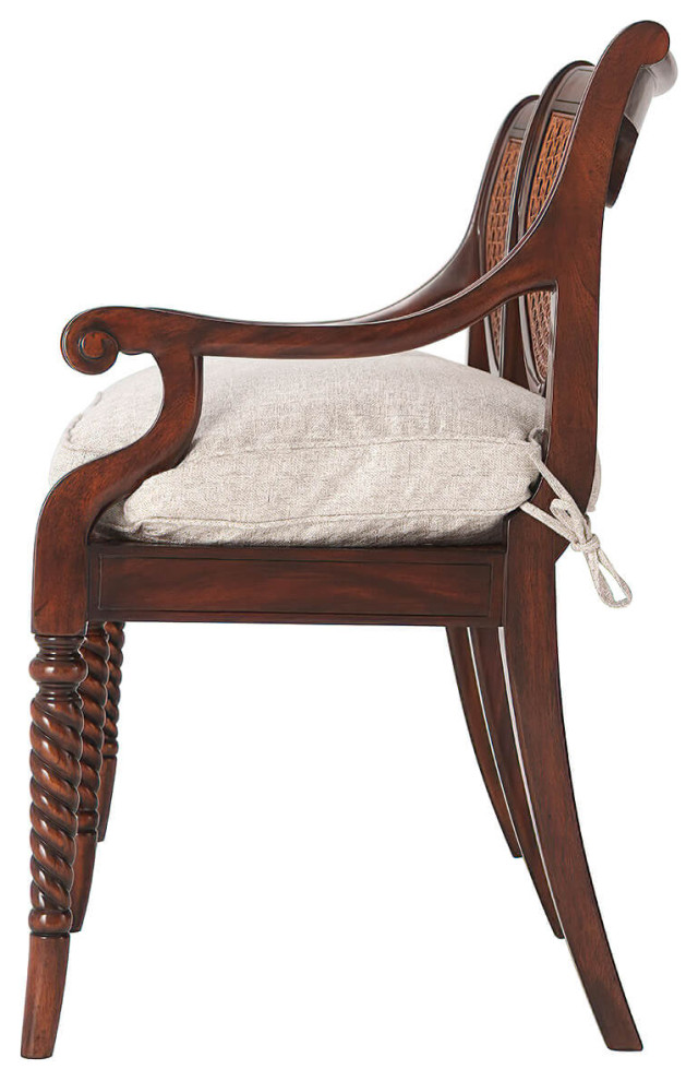 Regency Double Chairback Settee   Tropical   Loveseats   by English Georgian America  Houzz