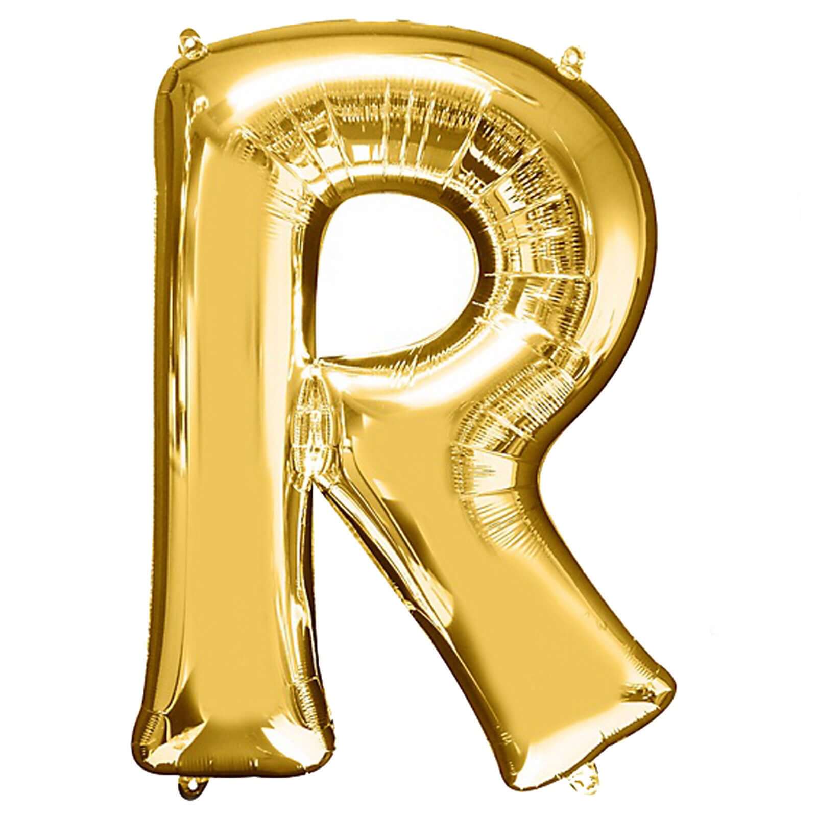 Shiny Metallic Gold Mylar Foil Helium/Air Number and Letter Balloons 40