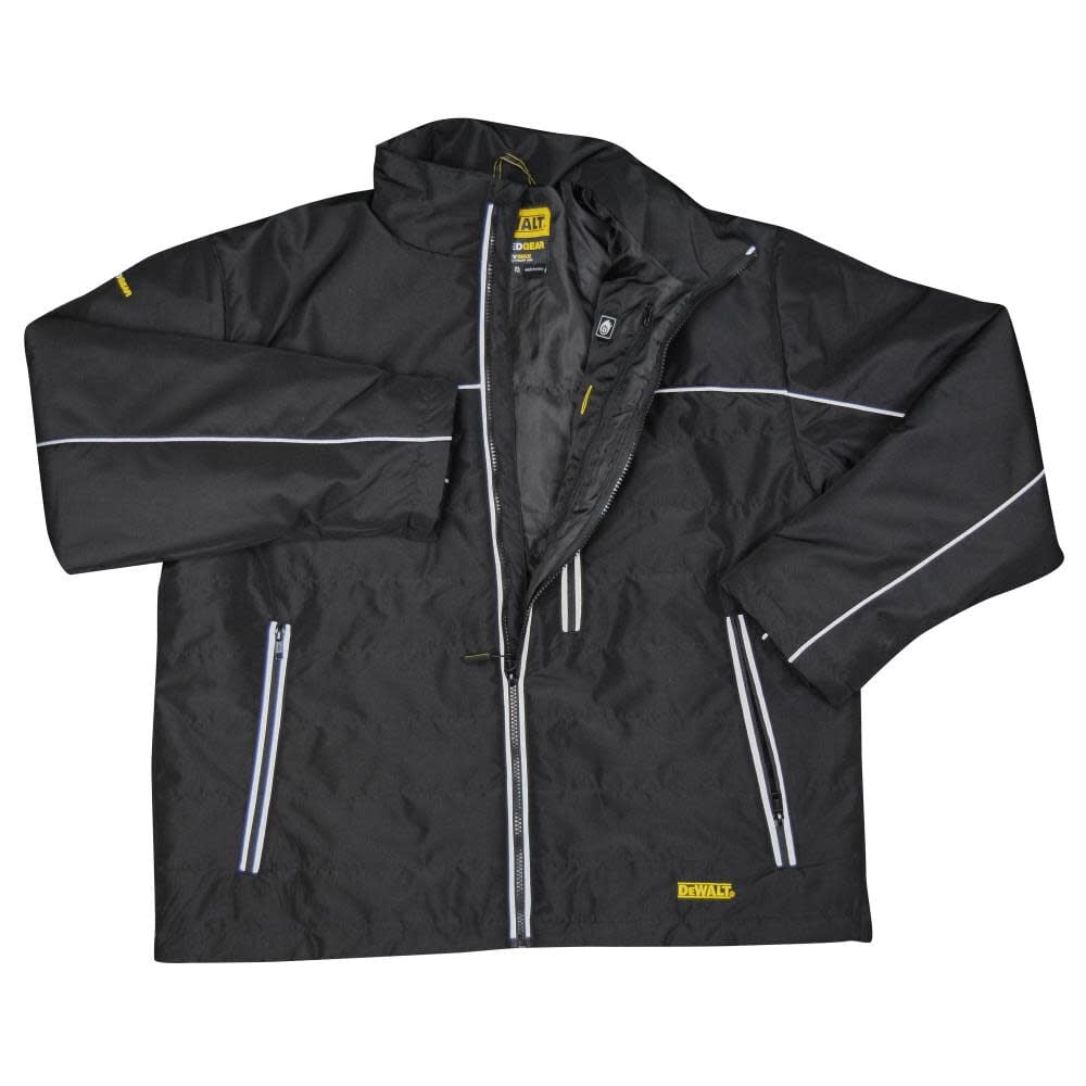 DW Heated Bare Tool Jacket Black Quilted Medium DCHJ075B-M from DW