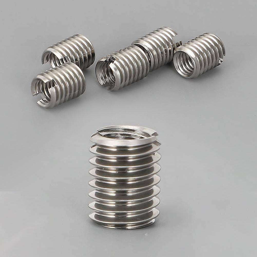 50pcs/pack Stainless Steel Thread Adapters Convert M3 3mm Male To M5 5mm Female Hardware Fasteners Threaded Reducer Insert