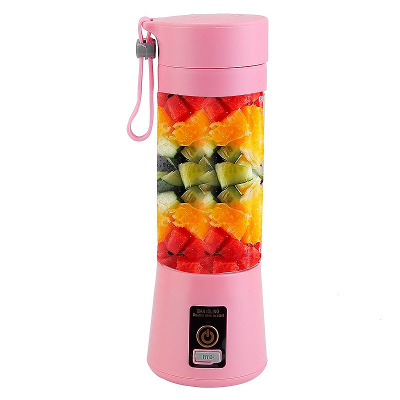 Portable Juicer Blender Usb Rechargeable Juicer Cup With 6 Blades