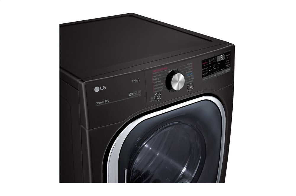 Lg DLEX4500B 7.4 Cu. Ft. Ultra Large Capacity Smart Wi-Fi Enabled Front Load Electric Dryer With Turbosteam™ And Built-In Intelligence