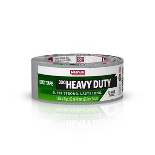 Nashua Tape 1.89 in. x 30 yd. 300 Heavy-Duty Duct Tape in Silver Air Duct Accessory 1891327