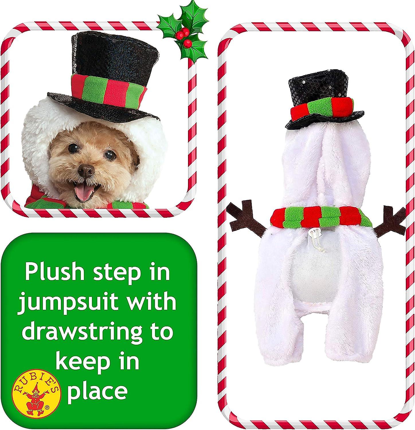 Christmas Snowman Pet Costume$dog Snowman Costume$dog Christmas Clothes Holiday Dog Cat Pet(suitable For Pets Within 4 Kg)