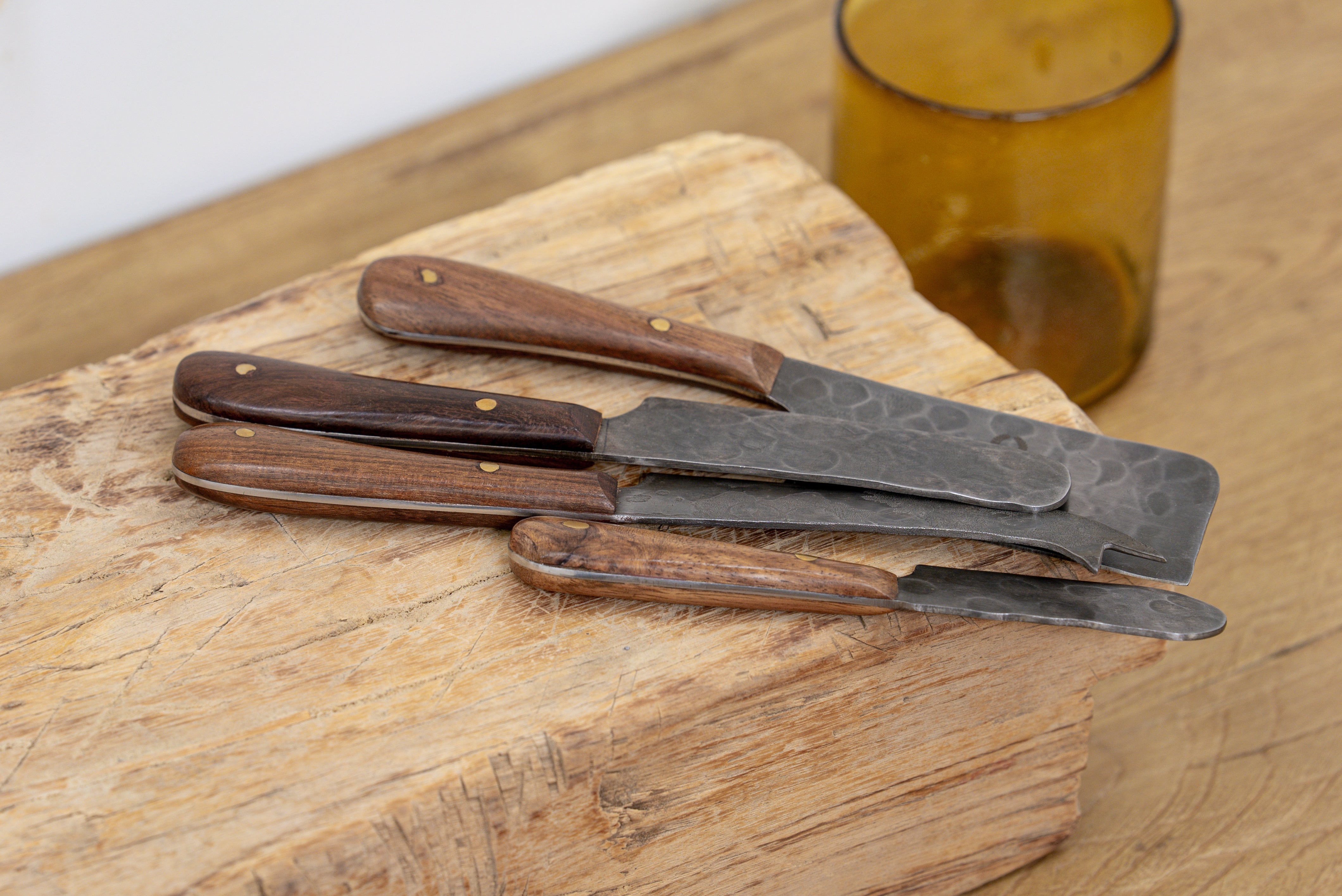 Artisan Forged Cheese Knives