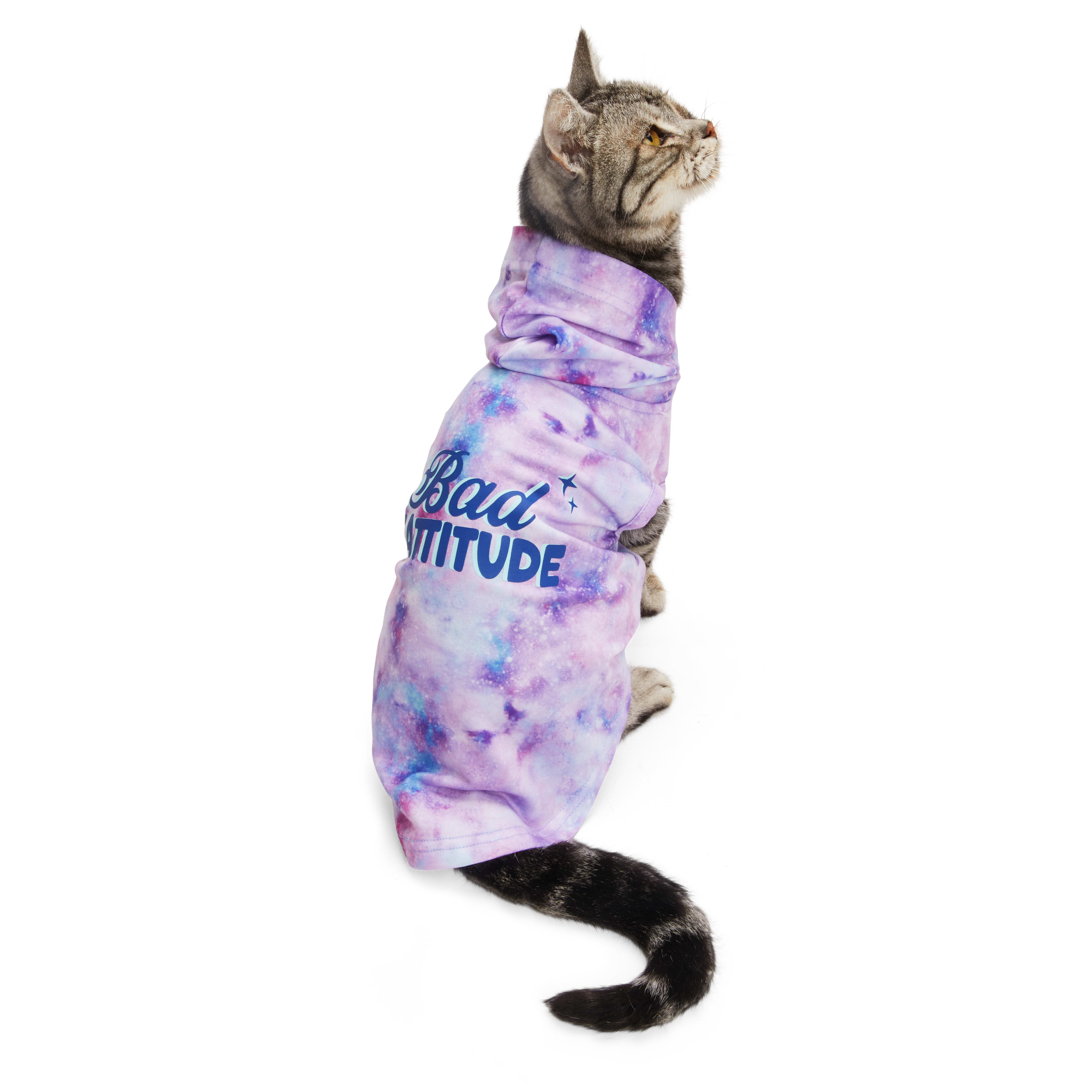 YOULY Space Cat Hoodie， Small/Medium