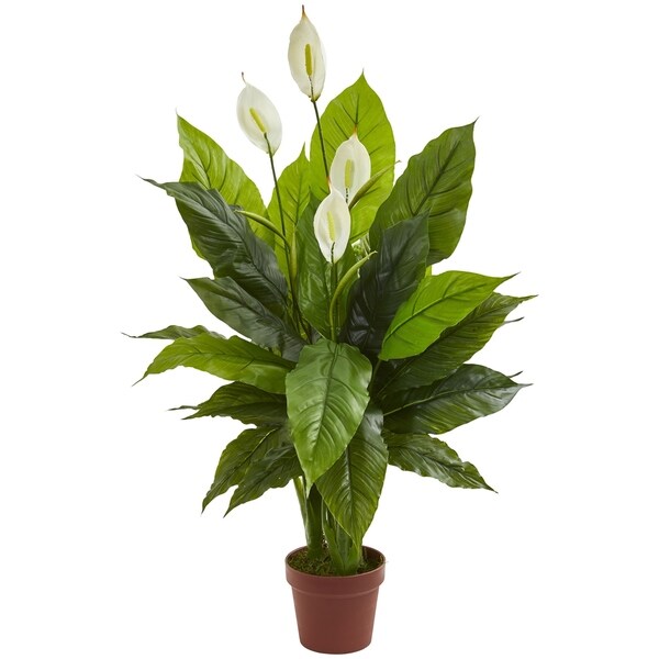 42 Spathiphyllum Artificial Plant (Real Touch)