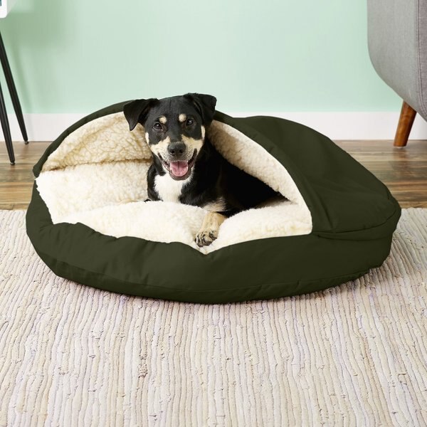 Snoozer Pet Products Cozy Cave Covered Cat and Dog Bed w/Removable Cover